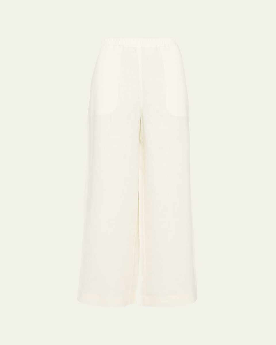 Select Linen Wide-Leg Pants